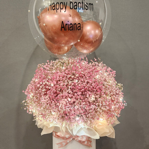 Baby Hatbox Balloon CUSTOM image 0