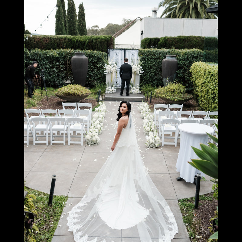 Ivory Elegance Wedding Setup